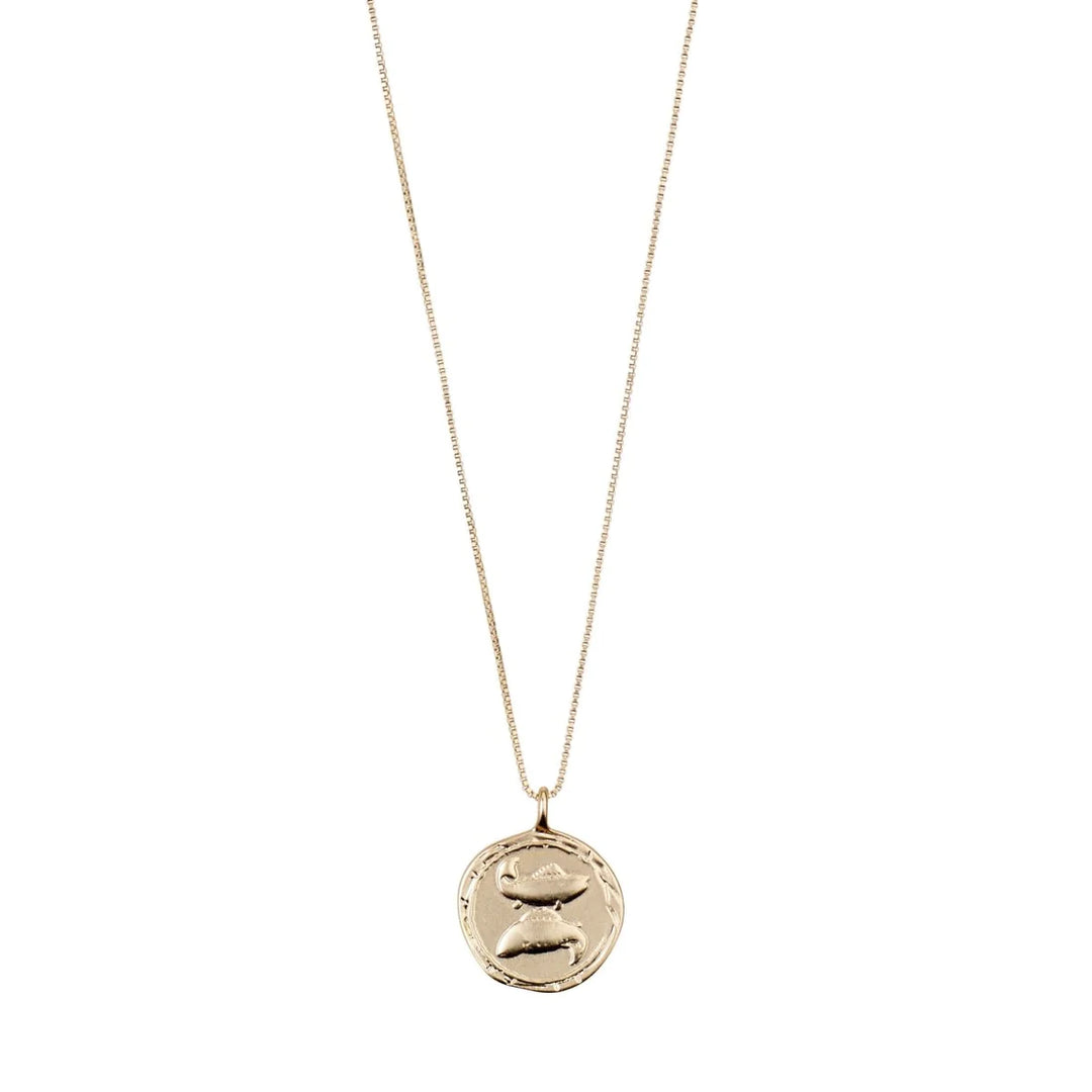 Pisces Horoscope Necklace "Gold"