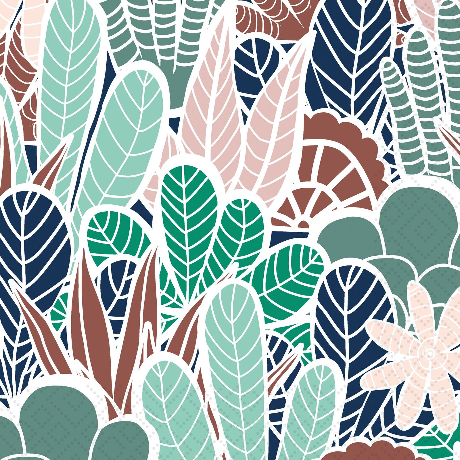 GRAPHIC CACTI - LUNCHEON NAPKIN