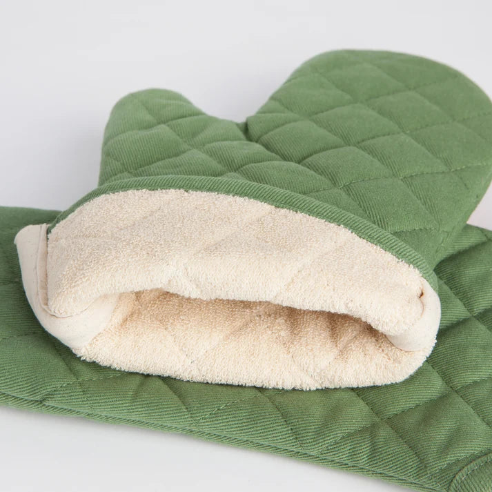 SUPERIOR OVEN MITT - ELM GREEN
