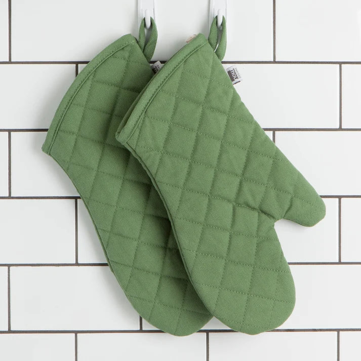 SUPERIOR OVEN MITT - ELM GREEN