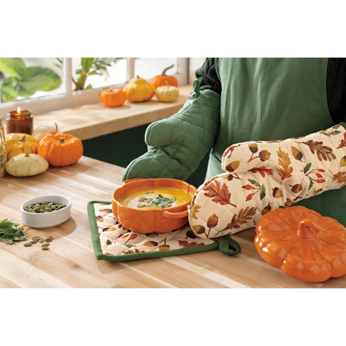 SUPERIOR OVEN MITT - ELM GREEN