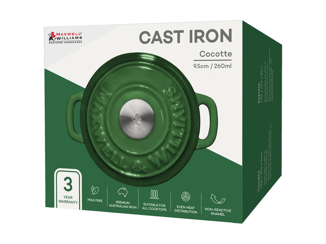 CAST IRON COCOTTE "GREEN"