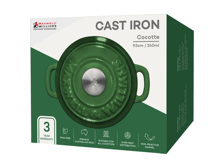 CAST IRON COCOTTE "GREEN"