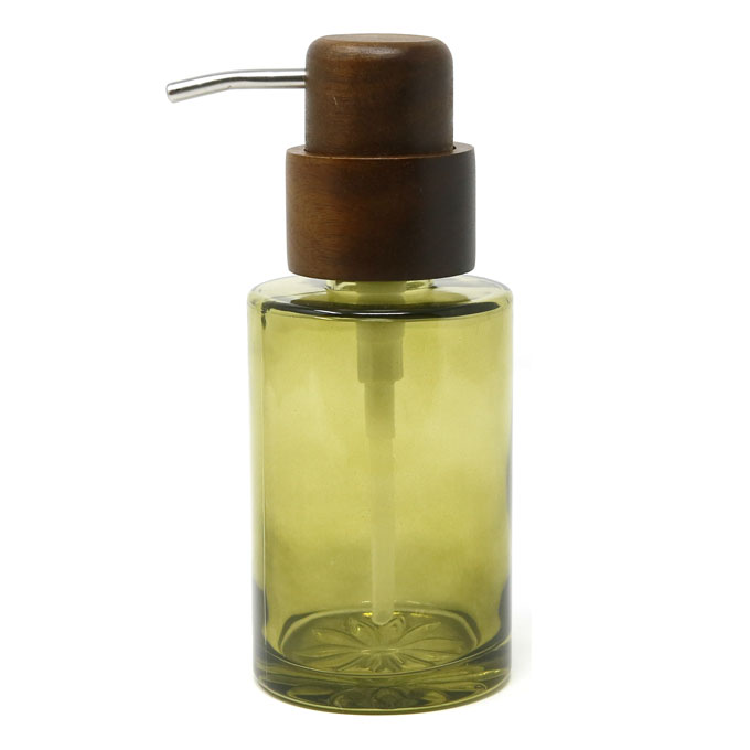 VASO LOTION/SOAP DISPENSER - GLASS/ACACIA GREEN