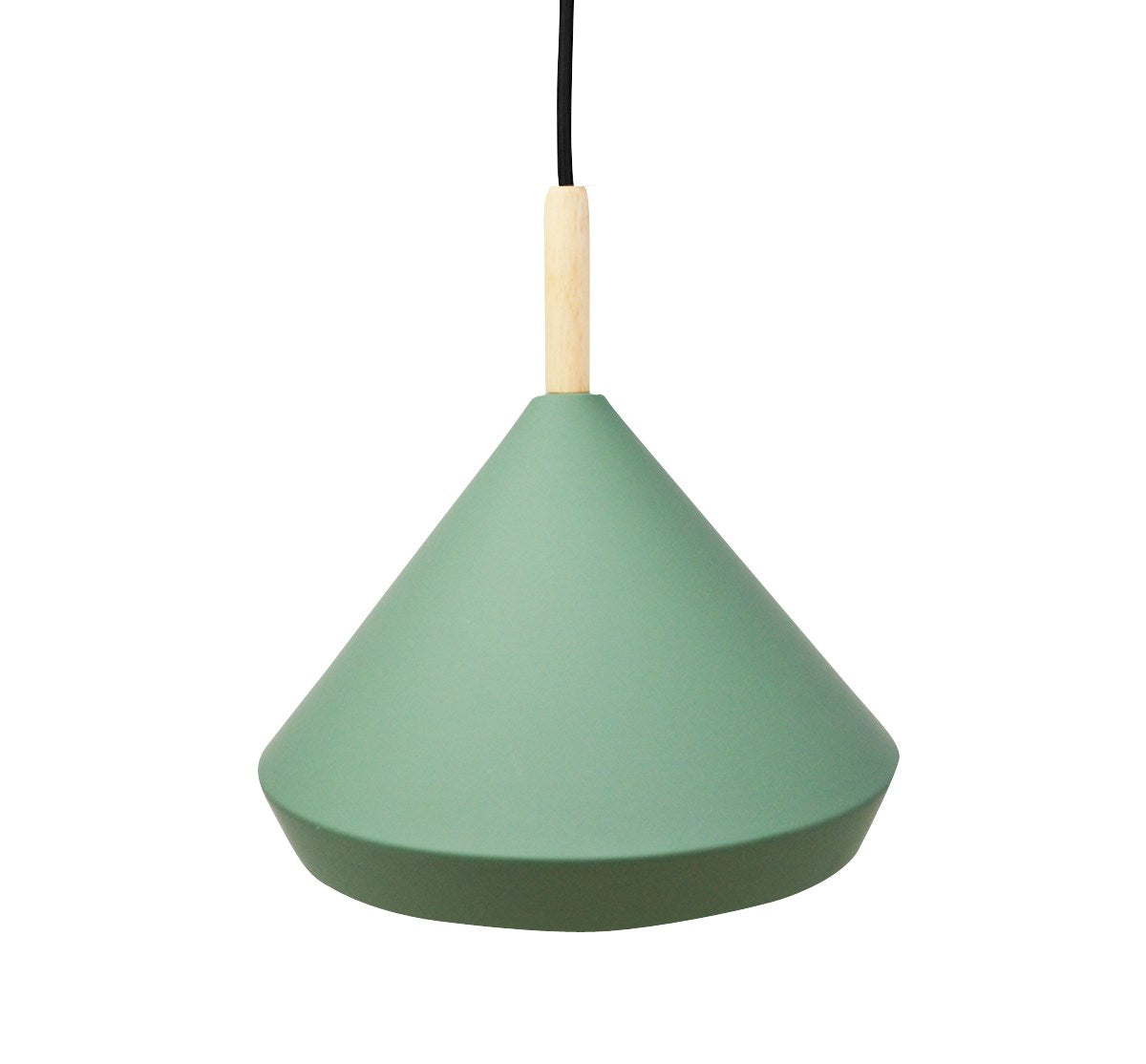 PENDANT LIGHT OLEG - GREEN 28X28X32CM
