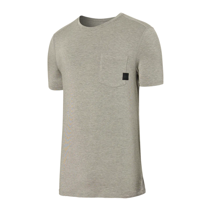 SLEEPWALKER SS POCKET TEE "DARK GREY HEATHER"