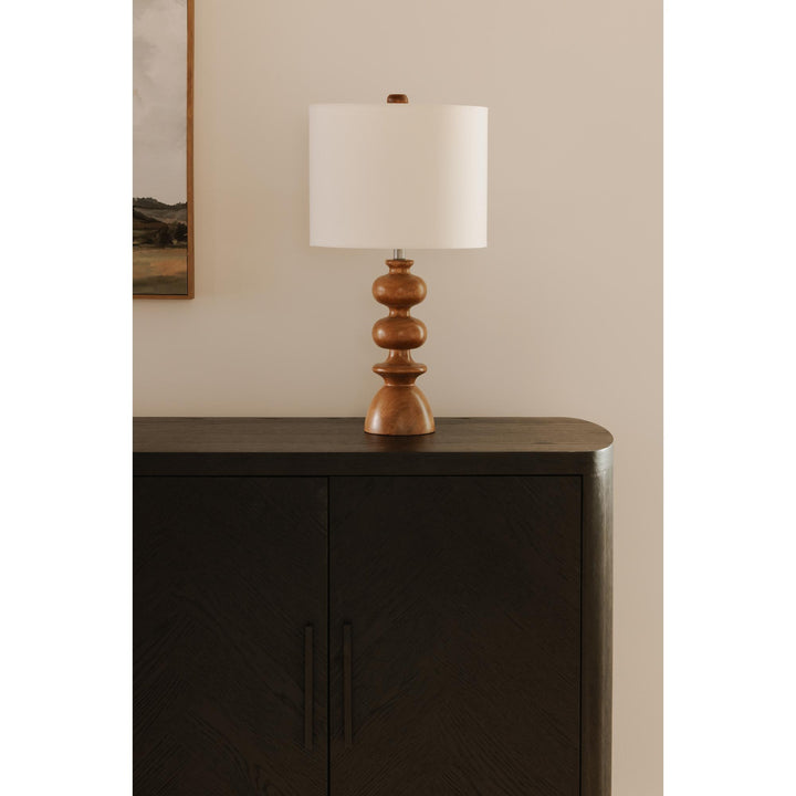 GWEN TABLE LAMP "HONEY BROWN"