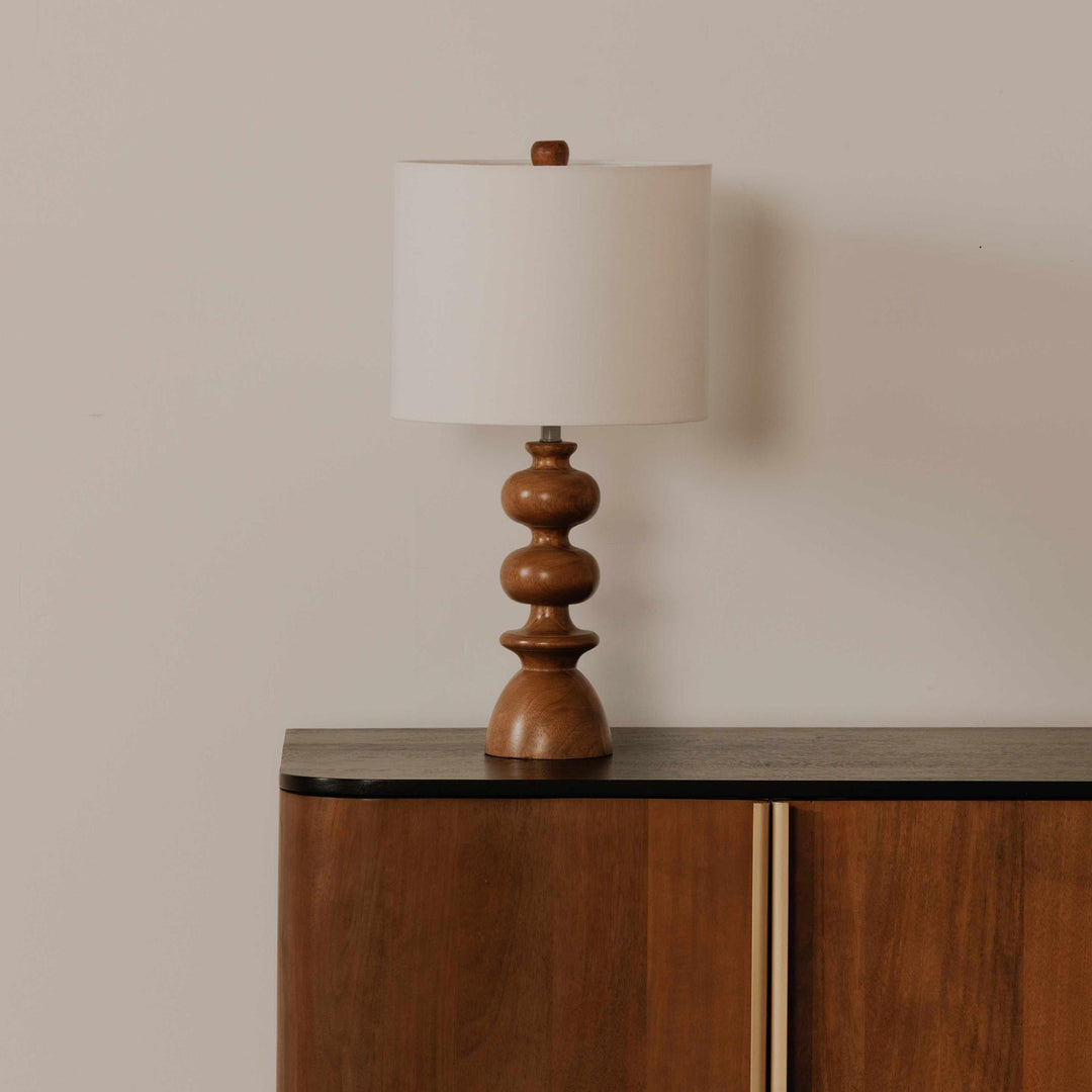 GWEN TABLE LAMP "HONEY BROWN"
