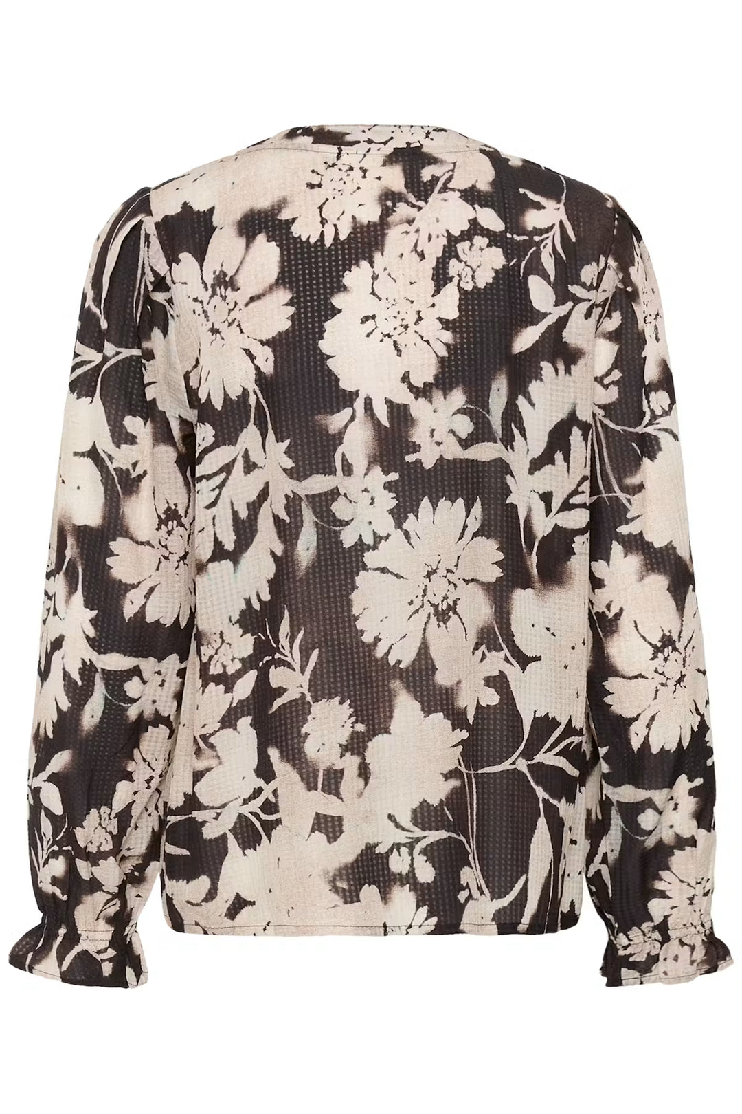 CRHAILEY BLOUSE "DARK BROWN FLOWER"