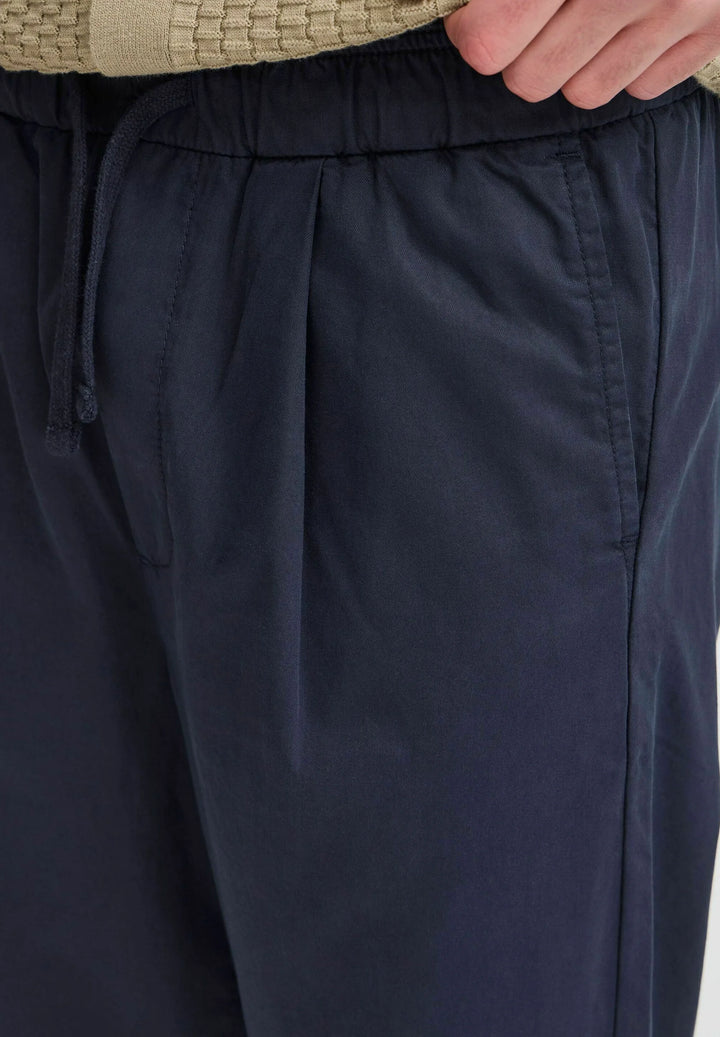 CFHAAKAN COTTON LYOCELL PANTS "DARK NAVY"