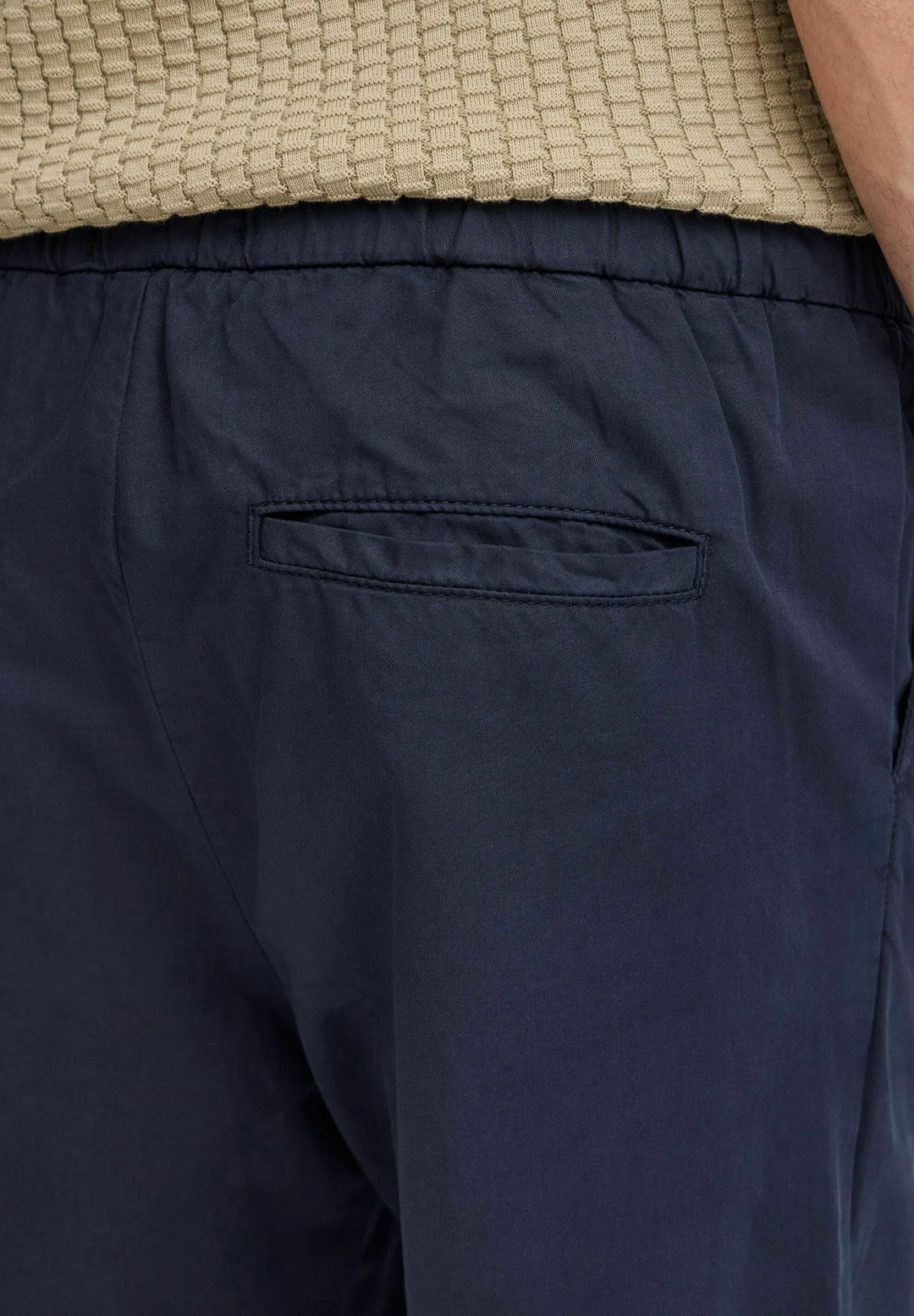 CFHAAKAN COTTON LYOCELL PANTS "DARK NAVY"