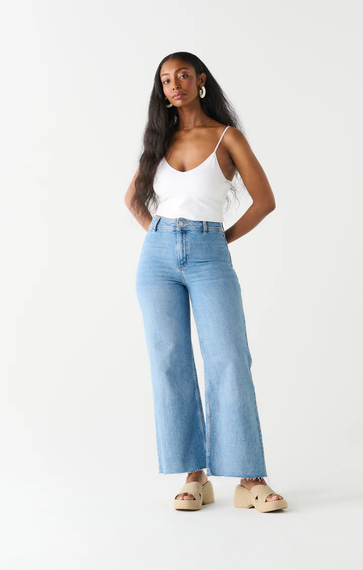 HIGH WAIST CULOTTE JEANS