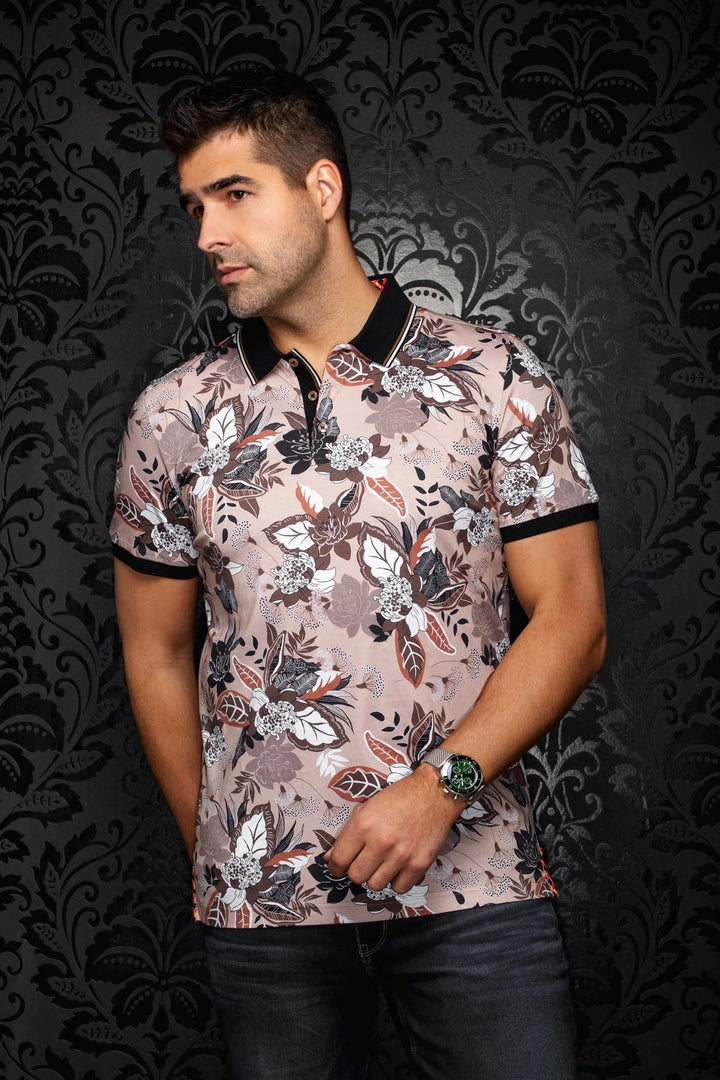 HIVA POLO SHIRT "TAN"