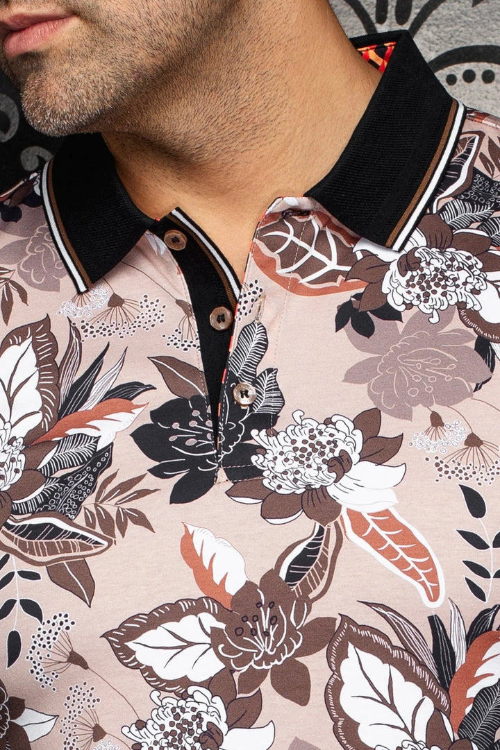 HIVA POLO SHIRT "TAN"