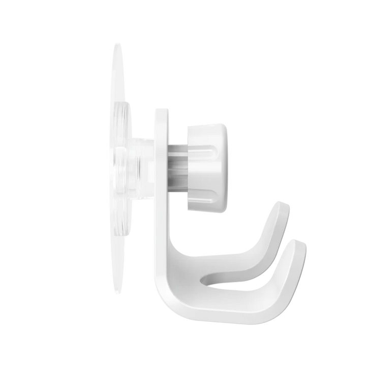 FLEX ADHESIVE DOUBLE HOOK - WHITE