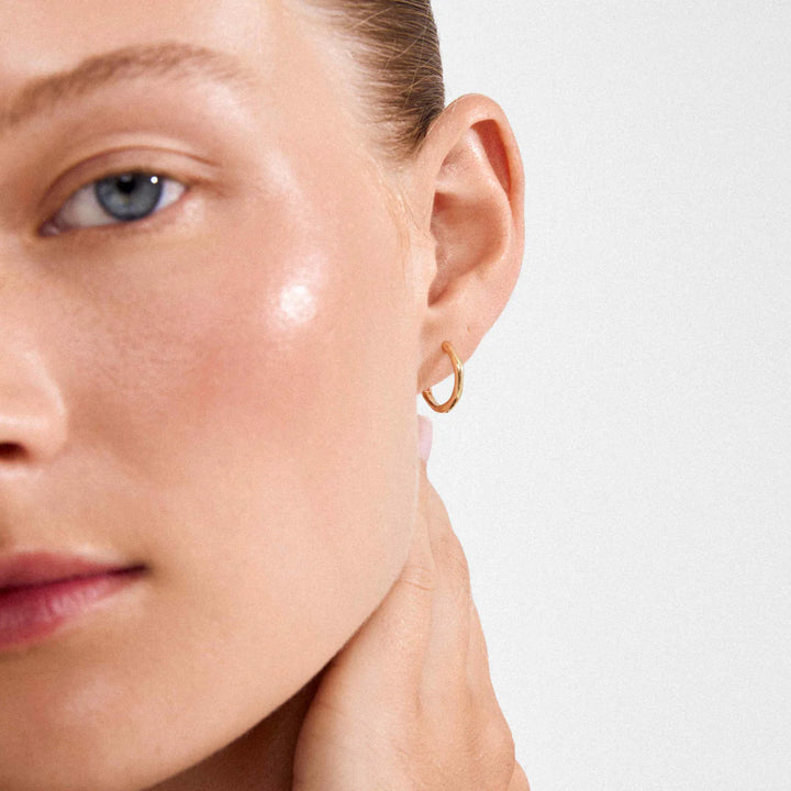NOVA HOOP EARRINGS "GOLD PLATED"