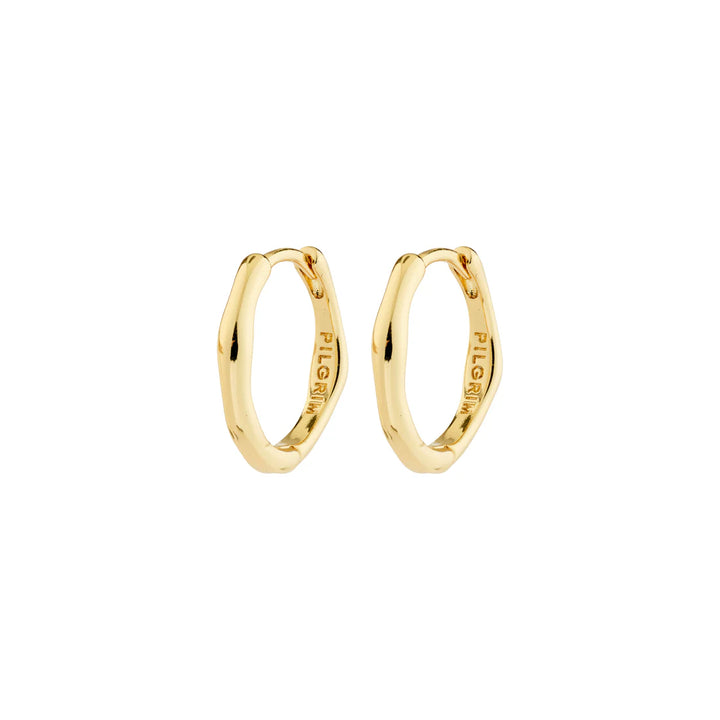 NOVA HOOP EARRINGS "GOLD PLATED"