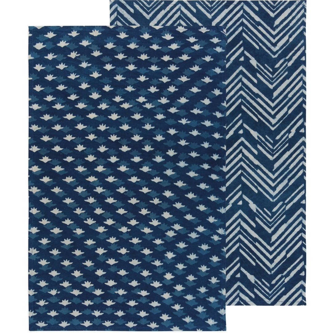 INLET BLOCK PRINTED DISHTOWEL - SET OF 2