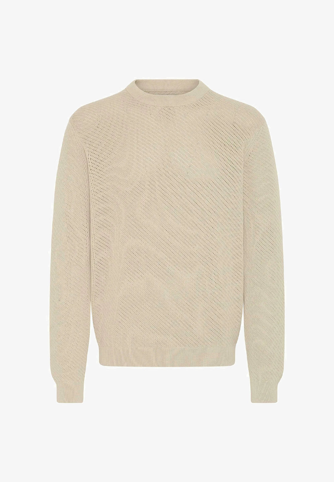 CFISAKSSON LS CREW KNIT "ISLAND FOSSIL"