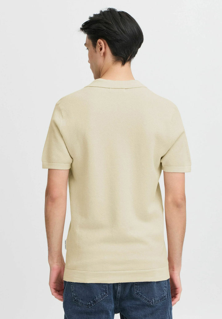 CFMATEO SS STRUCTURED POLO KNIT "JET STREAM"