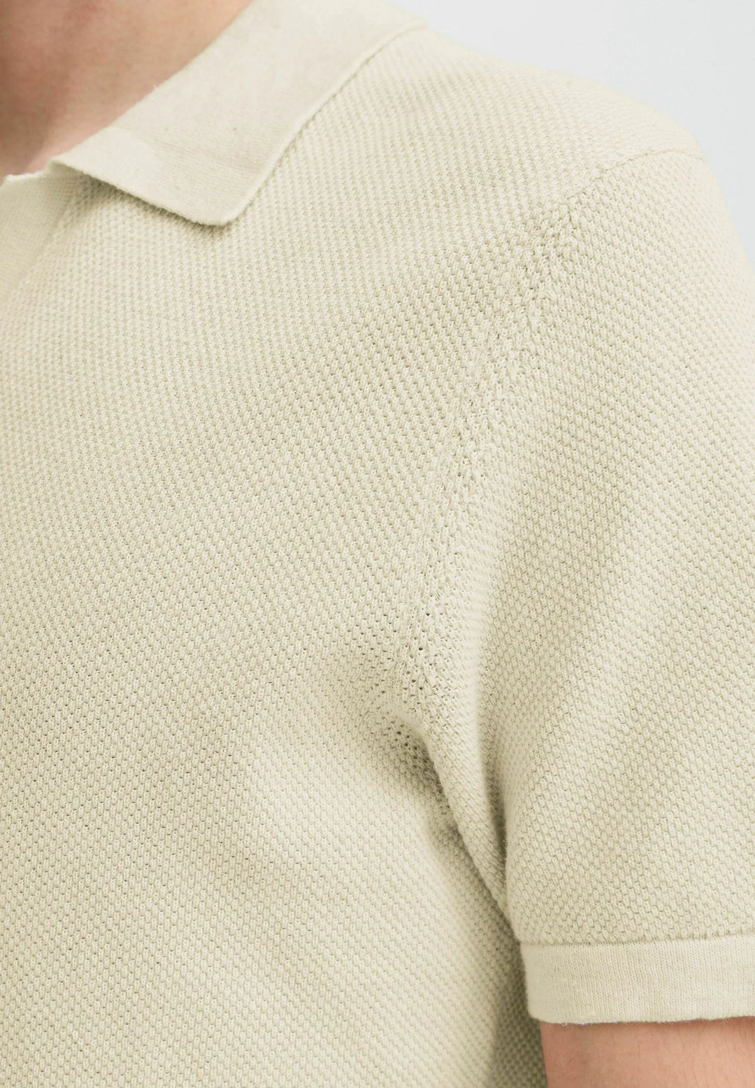 CFMATEO SS STRUCTURED POLO KNIT "JET STREAM"