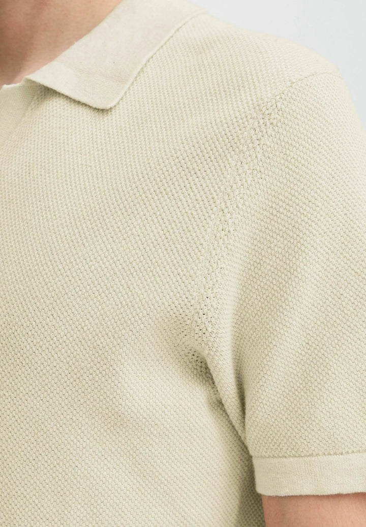 CFMATEO SS STRUCTURED POLO KNIT "JET STREAM"