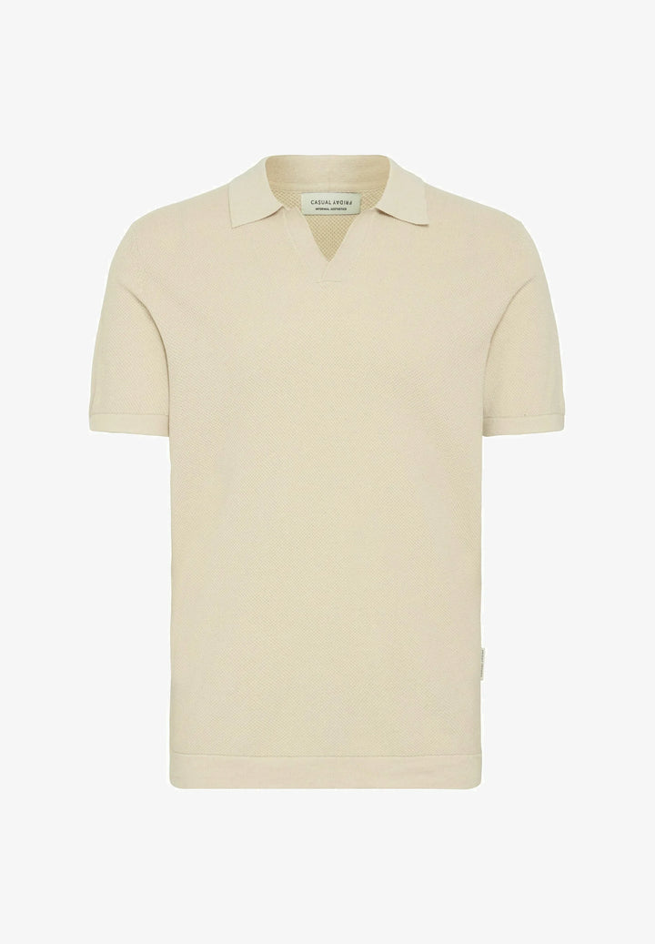 CFMATEO SS STRUCTURED POLO KNIT "JET STREAM"