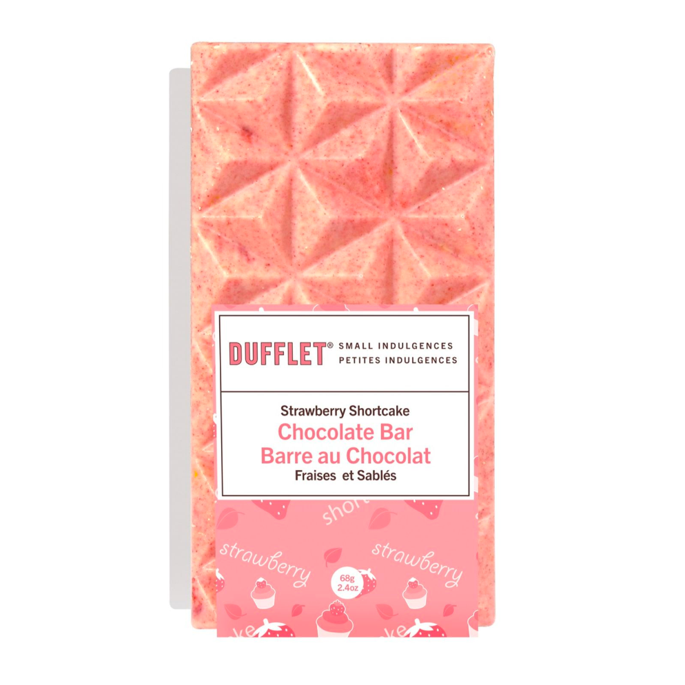 Dufflet - Strawberry Shortcake White Chocolate Bar