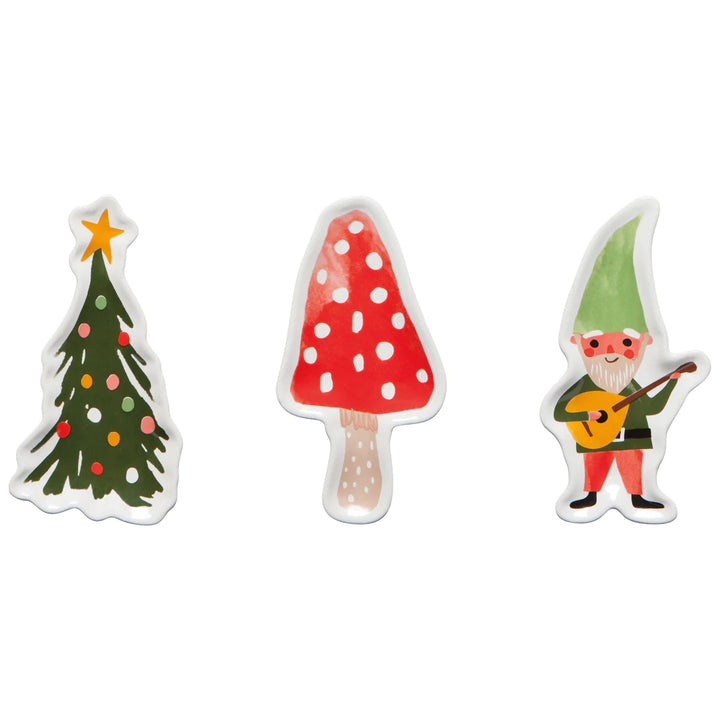 Danica Set of 3 Dish Gnome for the Holidays