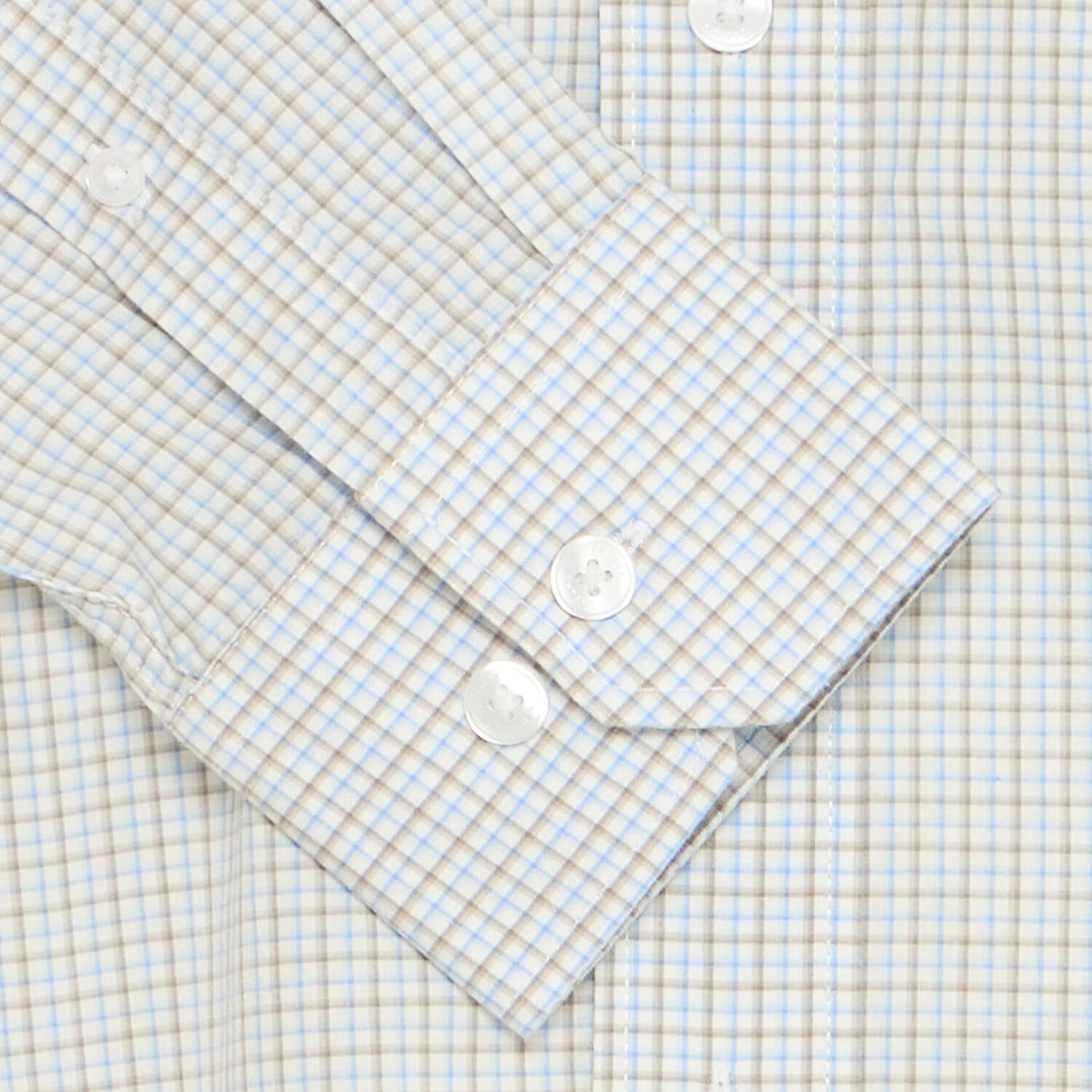 CFJONSSON SMALL CHECKED SHIRT "VISTA BLUE"