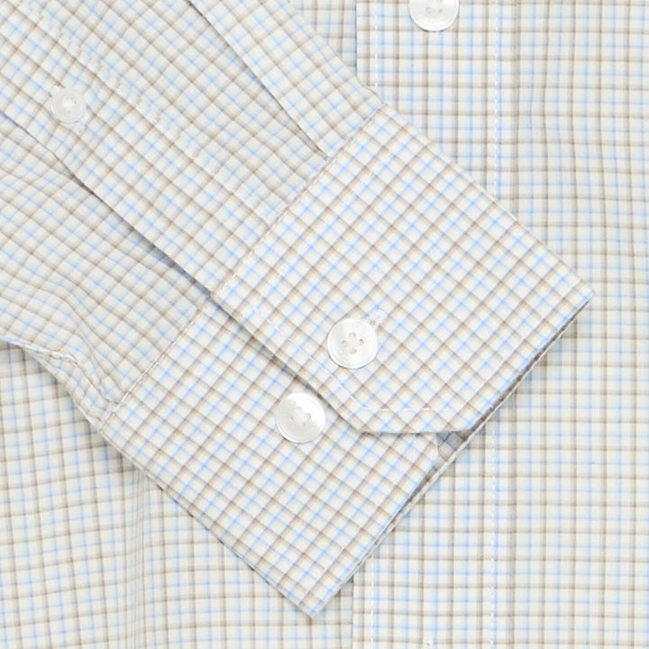 CFJONSSON SMALL CHECKED SHIRT "VISTA BLUE"