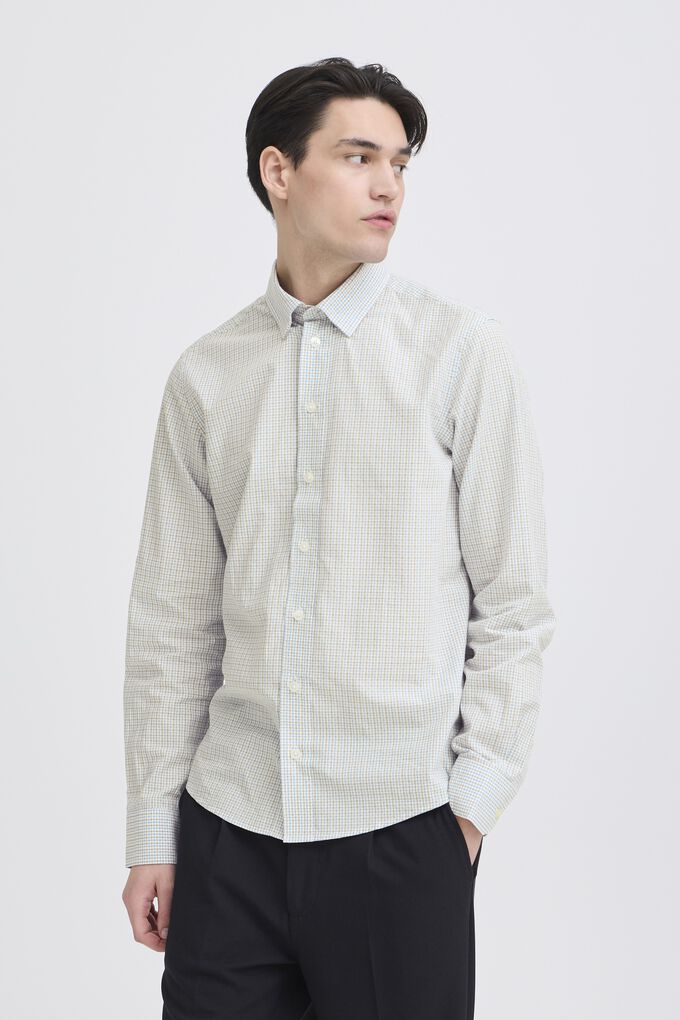 CFJONSSON SMALL CHECKED SHIRT "VISTA BLUE"