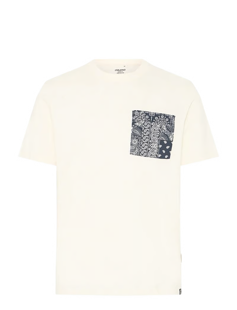 BHKALEB PRINTED POCKET S/S TEE "VANILLA ICE"