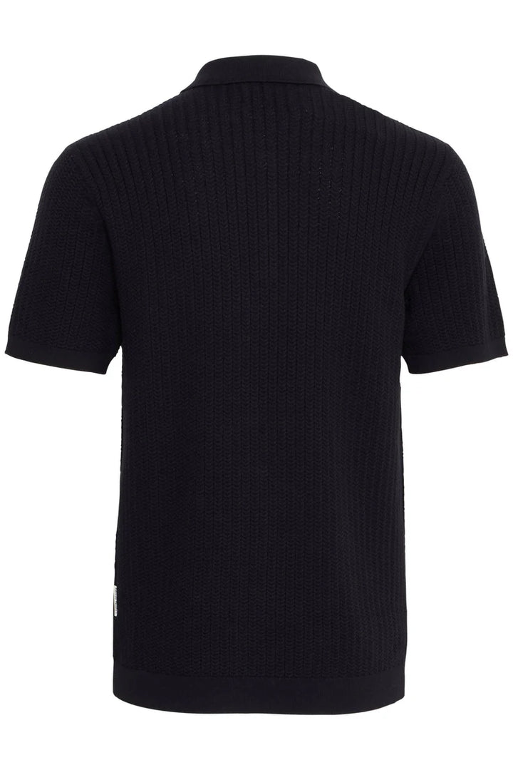 CFKARL STRUCTURED KNIT POLO "DARK NAVY"