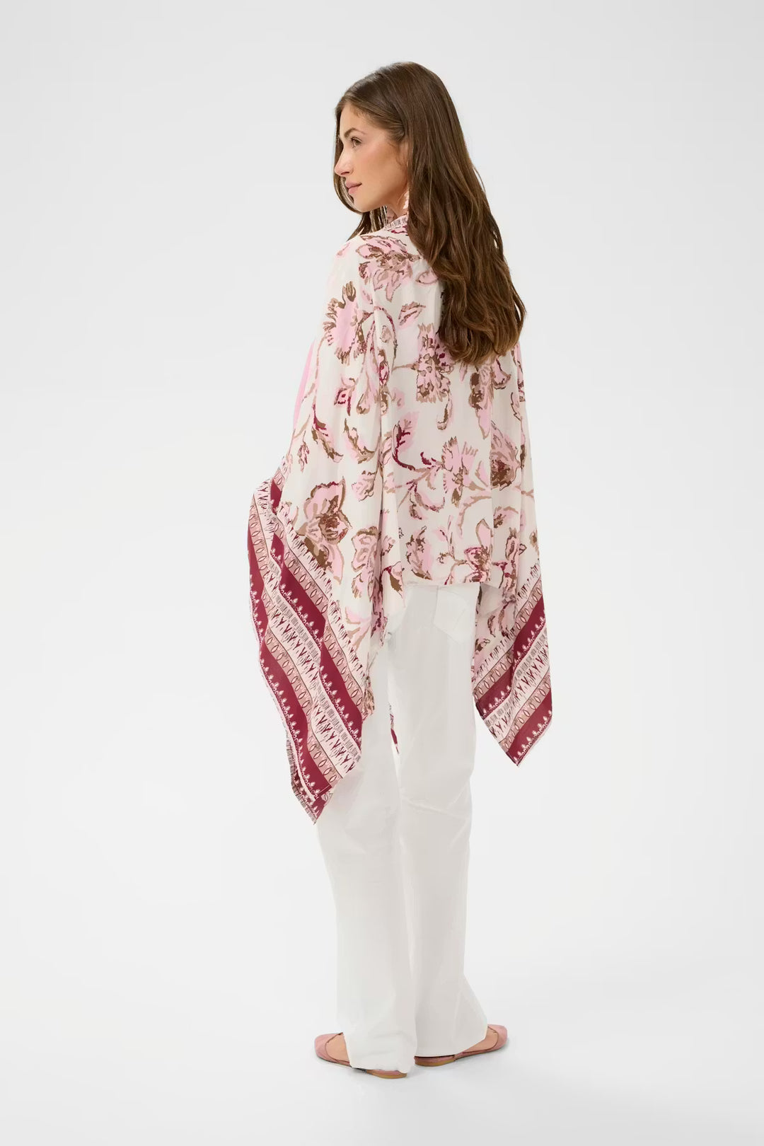 CRKAMOIL KIMONO "PINK FLOWER"