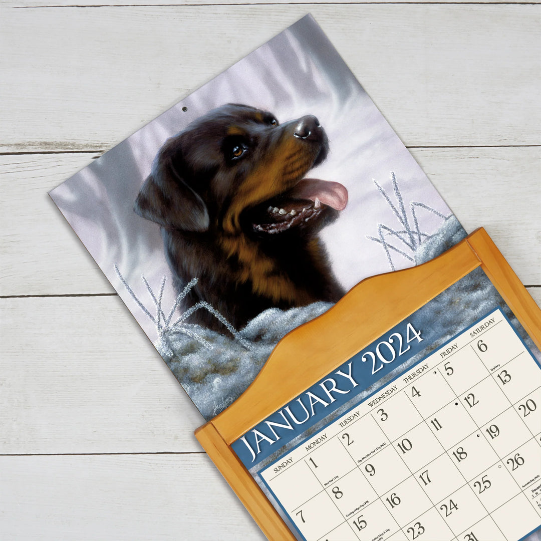 LANG Calendar - Love of Dogs 2024