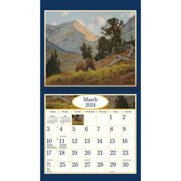 LANG Calendar - Four Seasons 2024