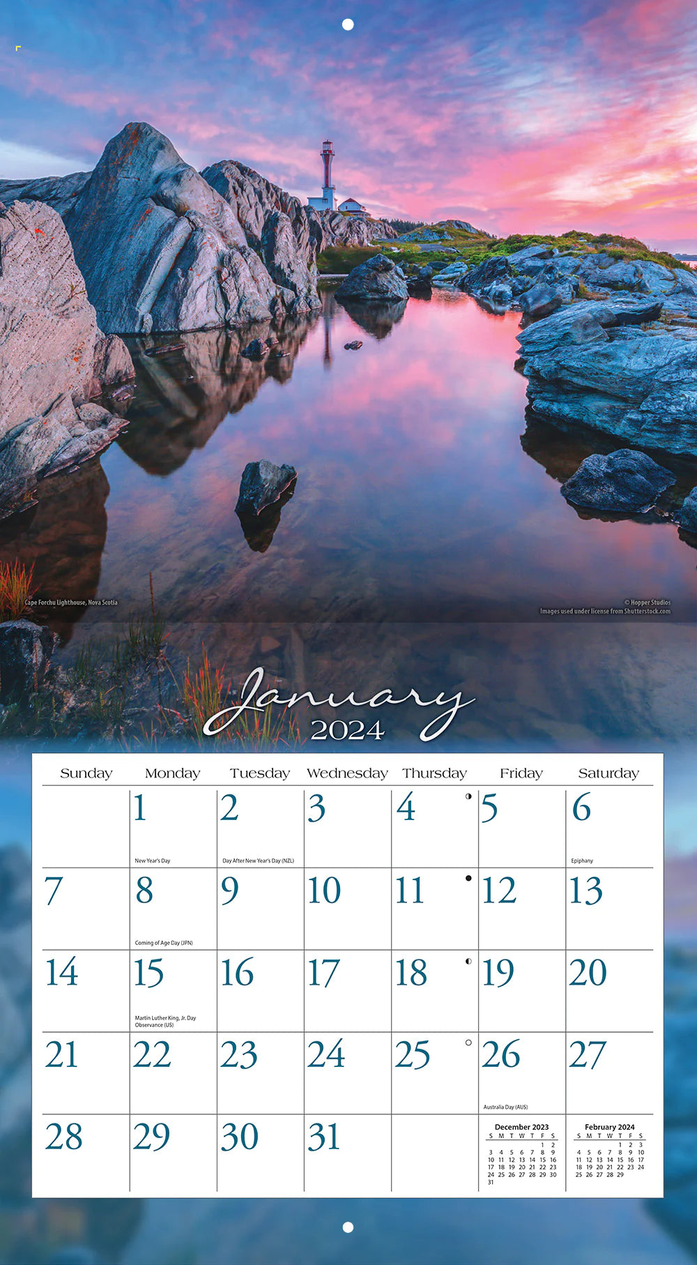 LANG Calendar - Oh Canada 2024