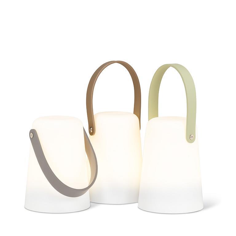 SMALL CONE SHAPED LED LANTERN - 3 ASSORTED 5.5''H-7''H