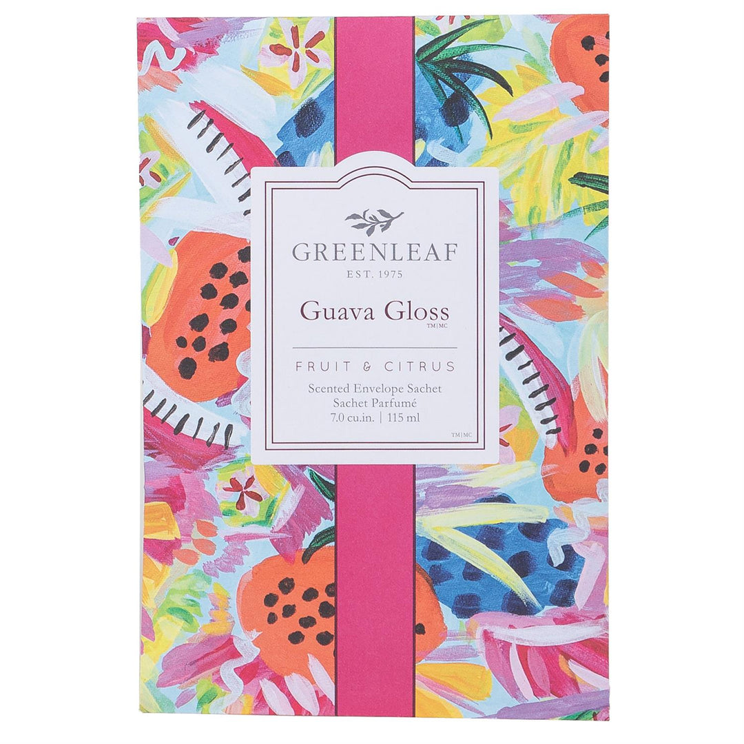 GREENLEAF LARGE SCENTED SACHET - GUAVA GLOSS
