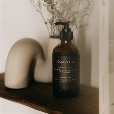 LIQUID HAND SOAP - LAVENDER, SANDALWOOD & VANILLA 238ML