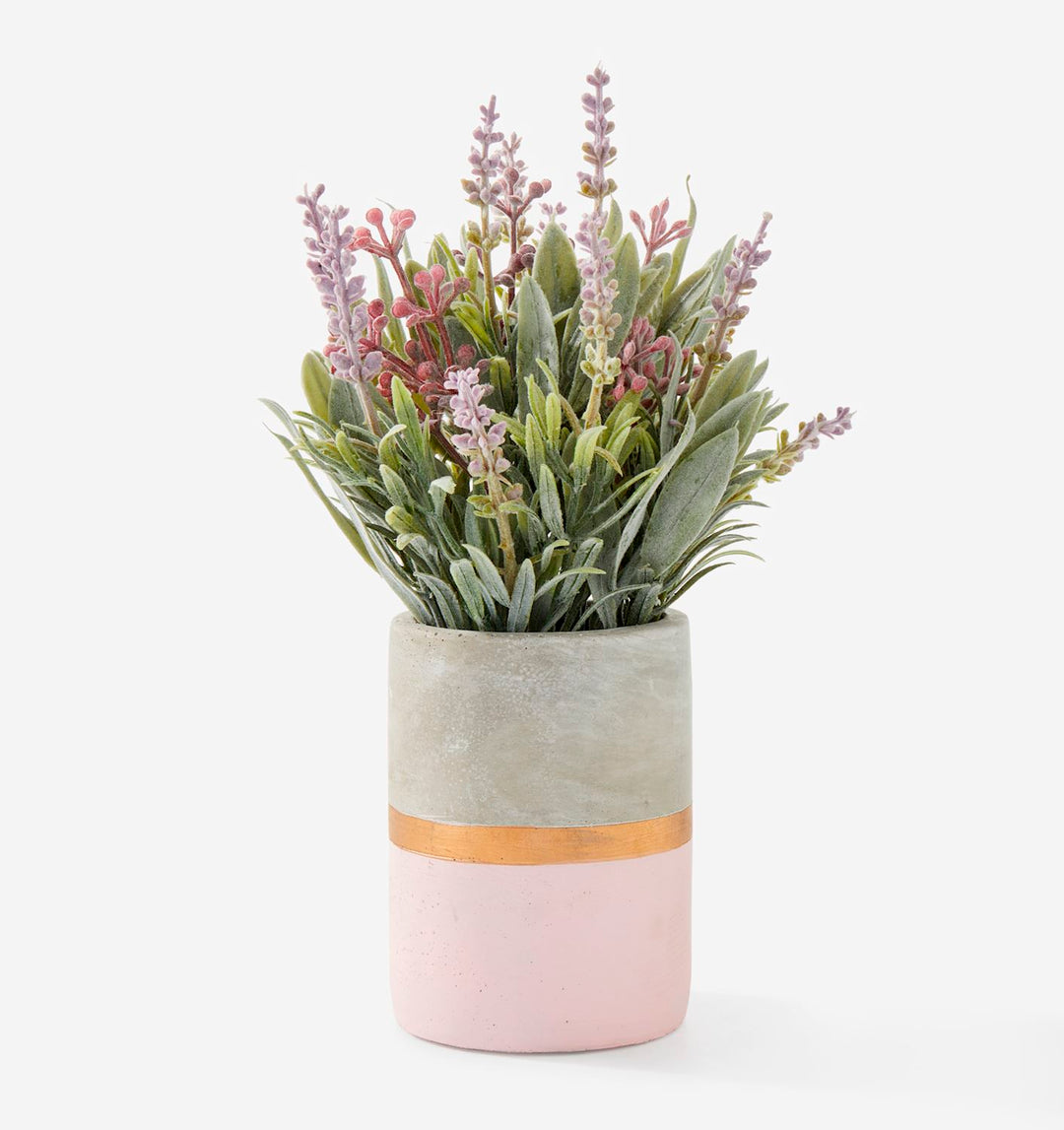 ARTIFICIAL LAVENDER POTTED PLANT