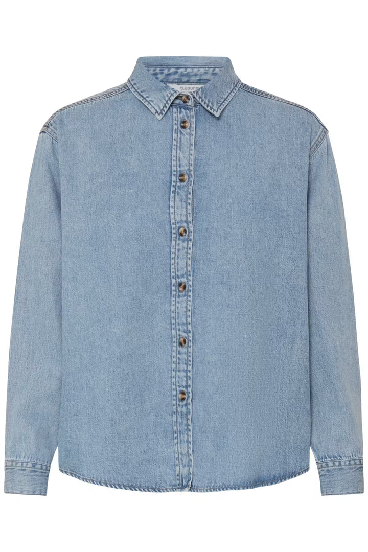 BYLEVENA SHIRT "LIGHT BLUE DENIM"