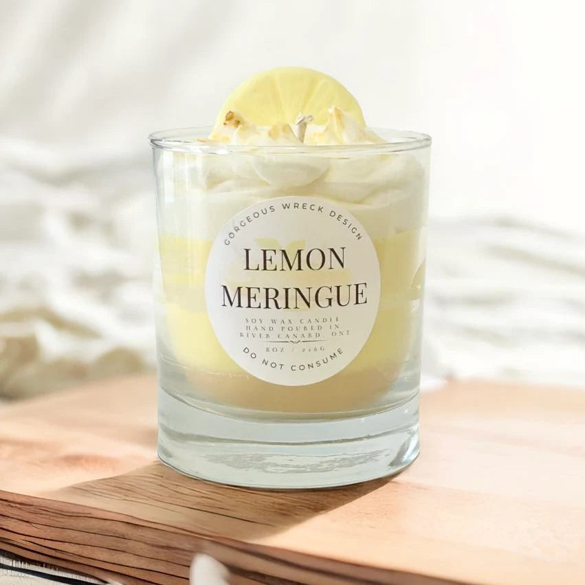 LEMON MERINGUE PIE DESSERT CANDLE