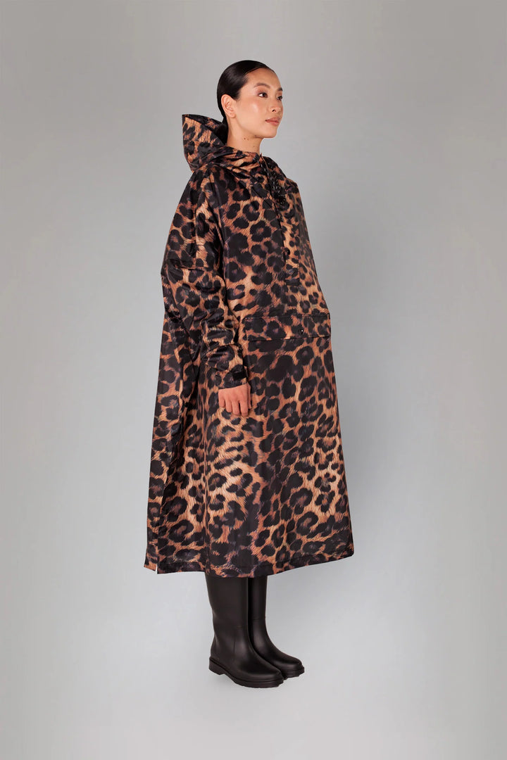 DARK LEOPARD PONCHO