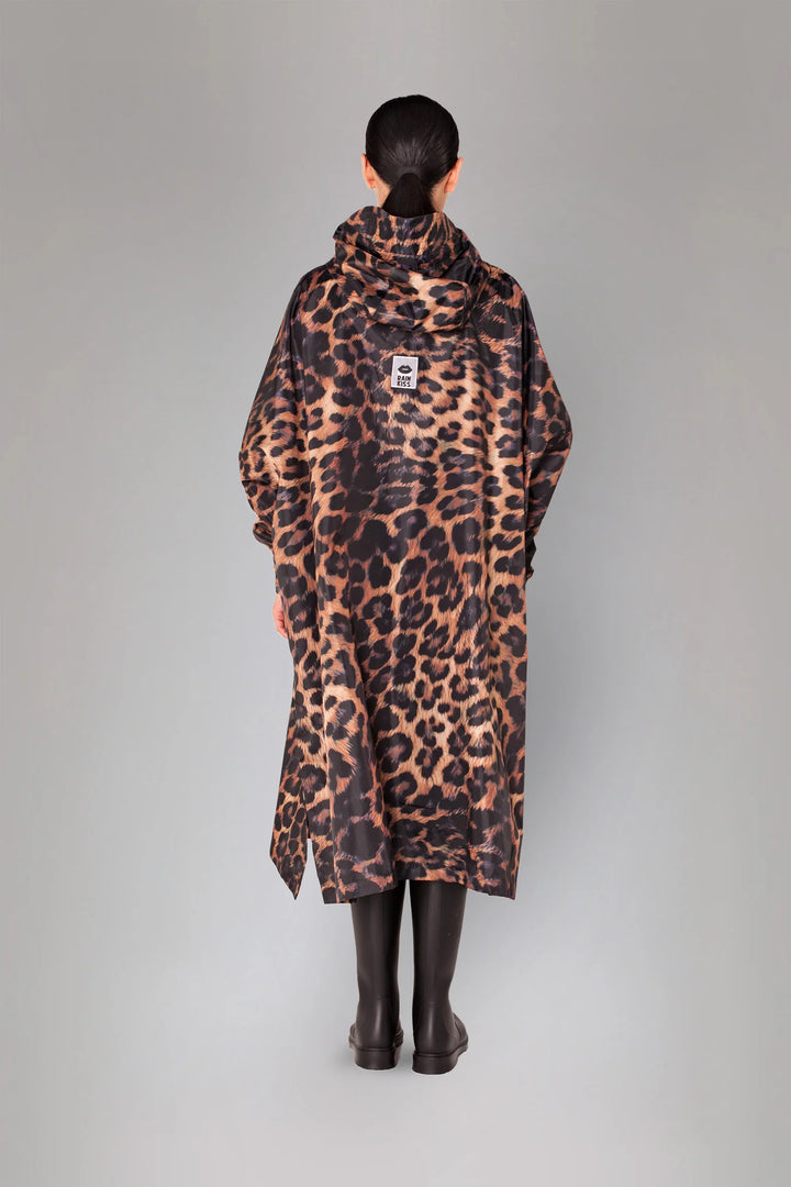 DARK LEOPARD PONCHO