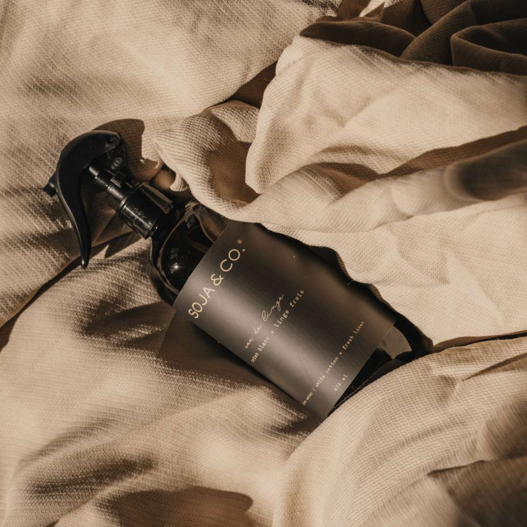 LINEN WATER - WHITE COTTON + FRESH LINEN 475ML