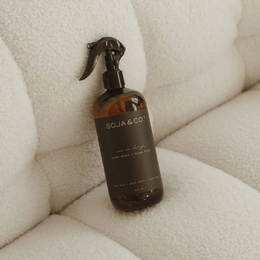 LINEN WATER - WHITE COTTON + FRESH LINEN 475ML