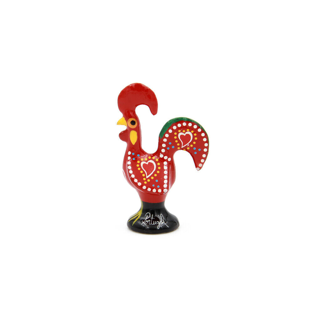 BARCELOS - METAL ROOSTER RED 1.8X0.8X2IN