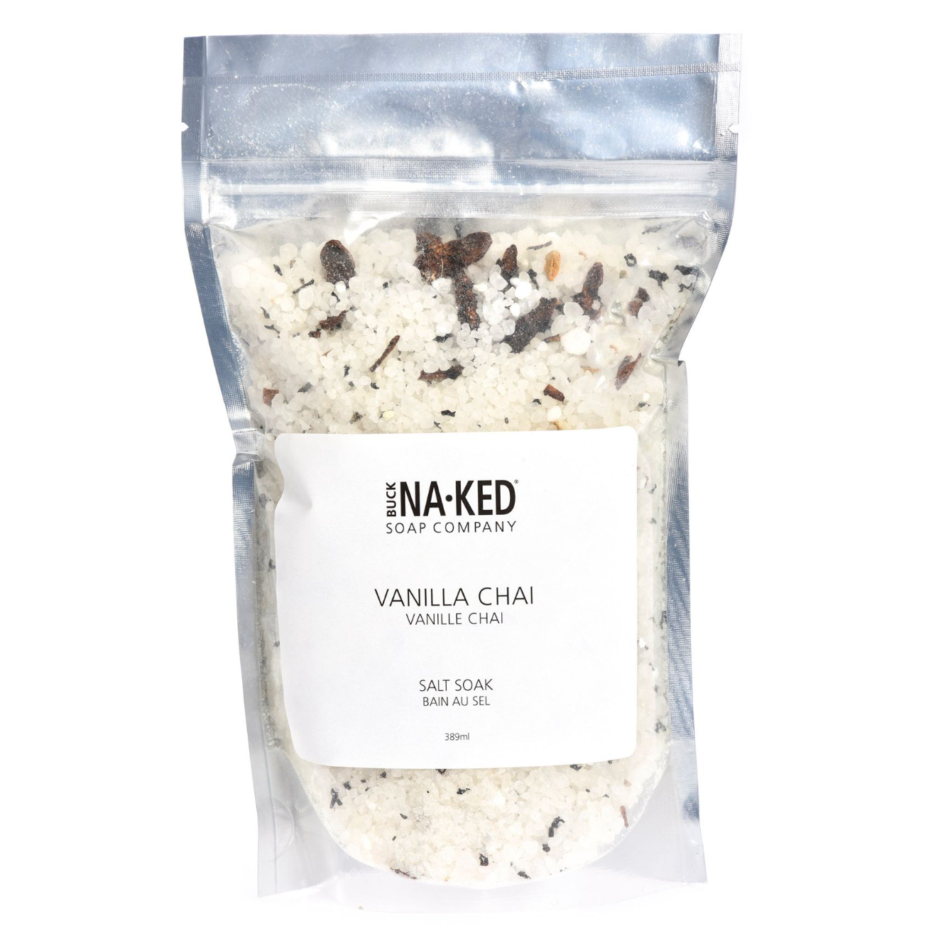 BUCK NAKED VANILLA CHAI SALT SOAK - 389ml
